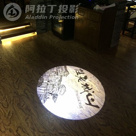 图案投影灯效果图
