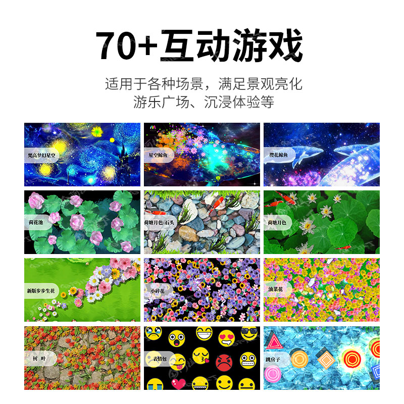 4000-5500流明3D互动投影灯