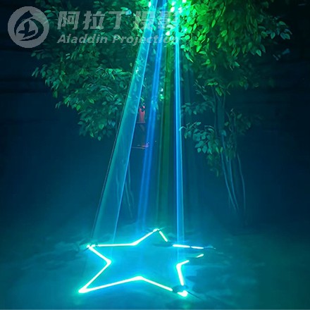 激光投影灯