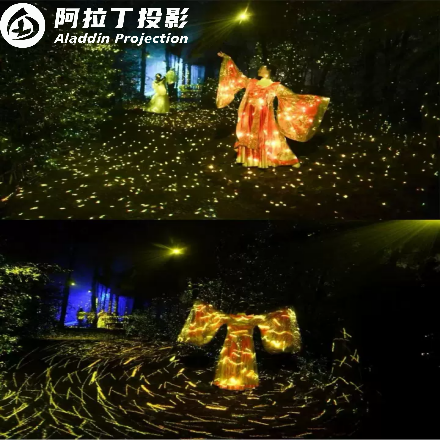 室外萤火虫效果