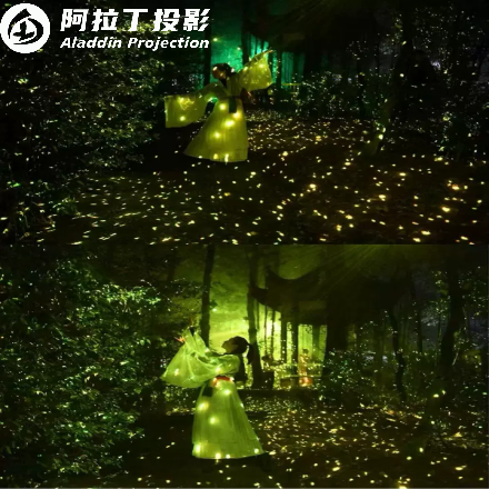 室外萤火虫效果